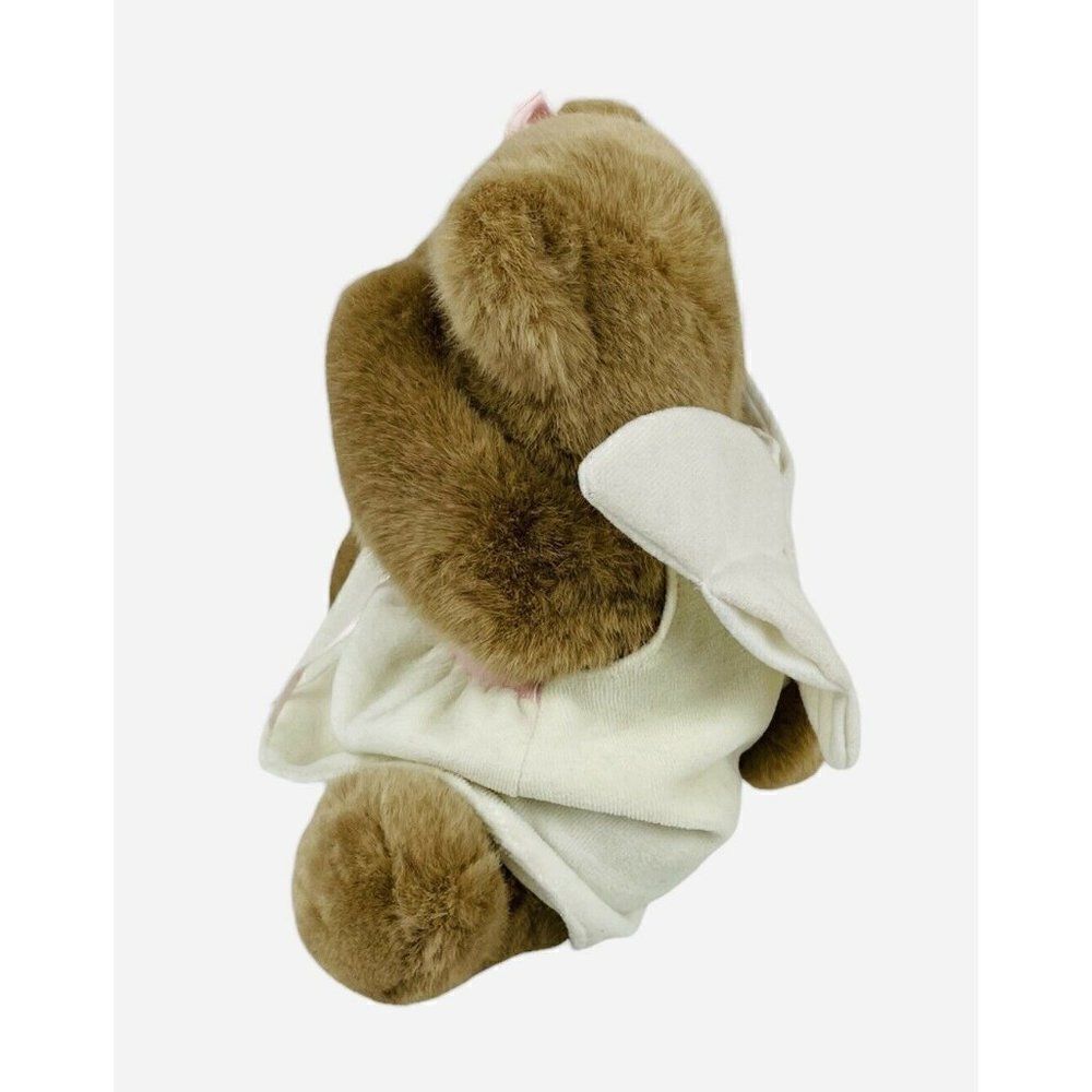 RARE Vtg 90s Mango Teddy Bear Peekaboo Angel Plush Magnetic Jointed Anchorage AK - Picture 5 of 9